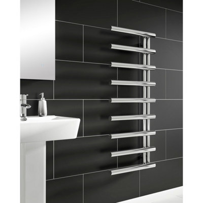 Iflo Socorro Designer Towel Radiator Chrome 795 X 500mm from B&Q