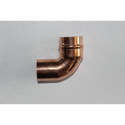 Plumbright Solder Ring P12S 15mm Street Elbow Fitting from B&Q