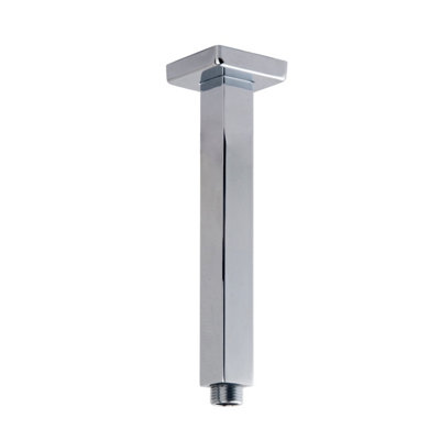 Iflo Square Ceiling Mounted Shower Arm G1/2 Connection from B&Q