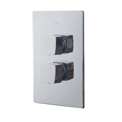 Iflo Holton Dual Outlet Concealed Thermostatic Valve from B&Q