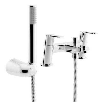Iflo Pia Bath Shower Mixer Tap 1/4 Turn Ceramic Disc from B&Q