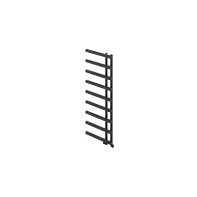 Iflo Socorro Designer Towel Radiator 1245 X 500mm Black from B&Q