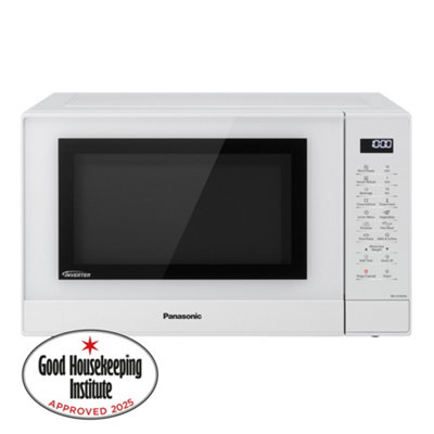 Panasonic Microwave Oven32 Litres1000WTurntableEasy LcdTouch Control Panel21 Auto ProgramsJunior Menu White from B&Q