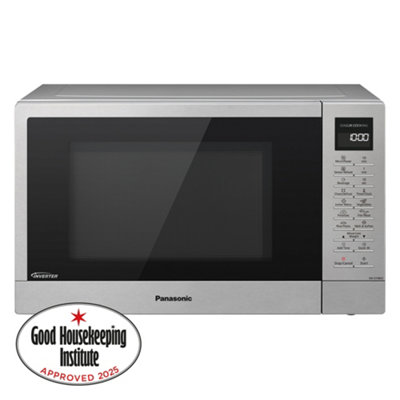 Panasonic Nn-St48ksbpq Solo Inverter Microwave, 37 Litres, 1000W, Silver