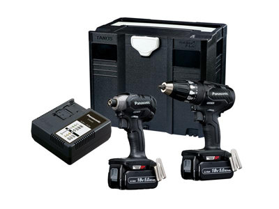 Panasonic Eyc241Lj2G31 Eyc241Lj2G31 Twin Pack 18V 2 X 5.0Ah Li-Ion Panc241Lj from B&Q