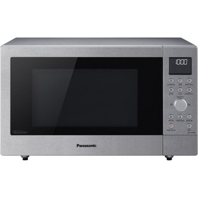Panasonic Nn-Cd58Rs Stainless Steel 27L Slim Inverter Microwave With GrillOven & Air Fry1000W from B&Q