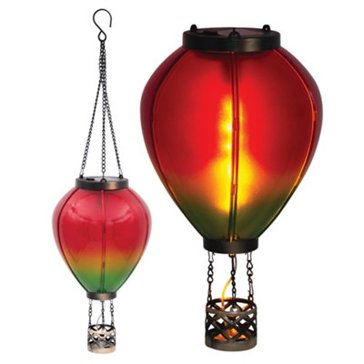 B&Q -  Hot Air Balloon Solar Garden Light