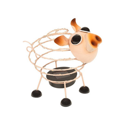 GardenKraft Solar Powered Light-Up Pig Garden Feature from B&Q