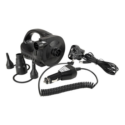 Milestone Camping Portable Rechargeable Electric Air Pump from B&Q