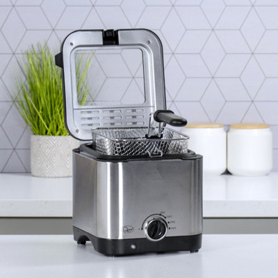 Quest 34250 1.5 Litre Stainless Steel Deep Fat Fryer / 130-190°C... - Image 9