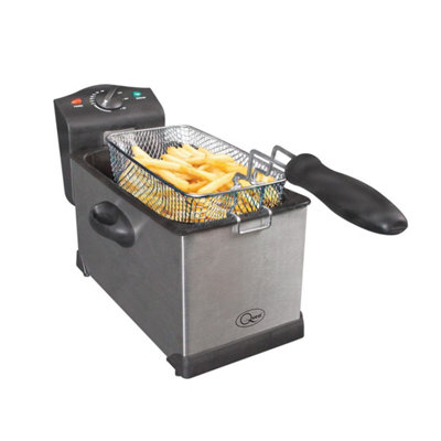 Quest 35140 3L Stainless Steel Deep Fat Fryer from B&Q