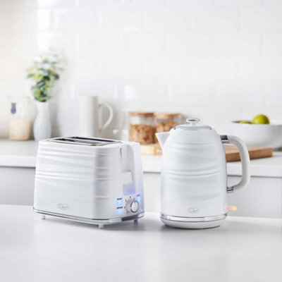 Quest Harmony White Kettle & Toaster Set from B&Q