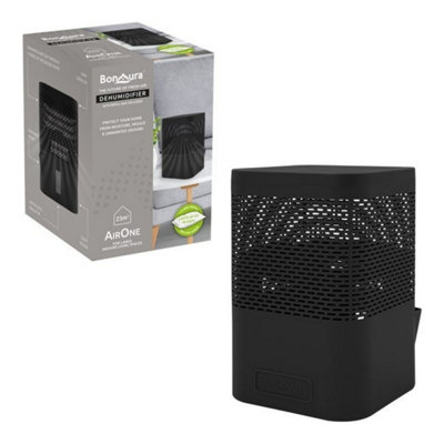 Dehumidifier Non-Electric Black 680G Silent Moisture Absorber Bonaura Airone from B&Q