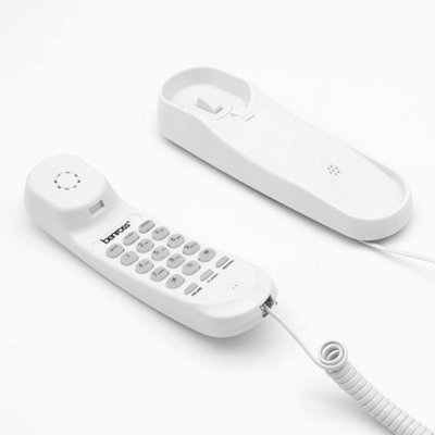 Benross Slimline Corded TelephoneWhite from B&Q