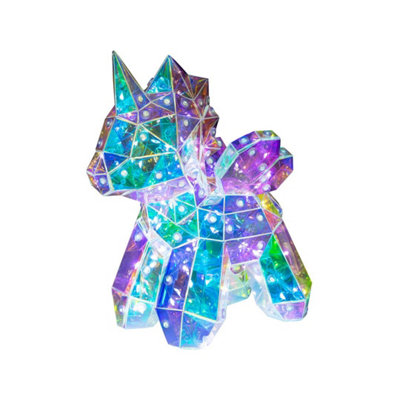Global Gizmos 20Cm Iridescent Unicorn Light from B&Q