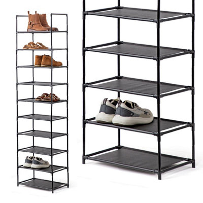 Anika 10 Tier Shoe Rack / Fits Up To 20 Pairs Of Shoes from B&Q