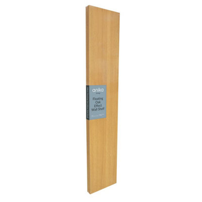 Anika Oak Effect 120Cm Floating Shelf from B&Q