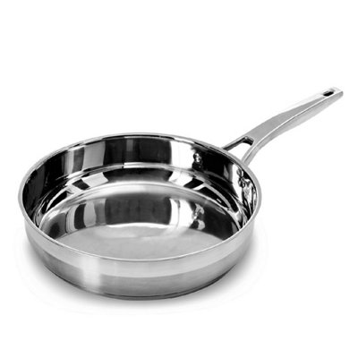 Blackmoor 24Cm Frying Pan / Stainless Steel Pro Range from B&Q