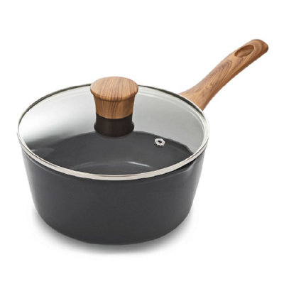 Blackmoor 20Cm Non-Stick Saucepan With Lid / Sherwood Range from B&Q