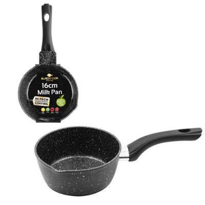 Blackmoor 16Cm Black Non-Stick Milk Pan from B&Q