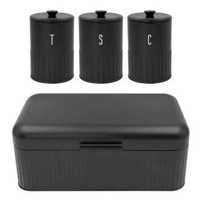 Blackmoor Callisto TeaCoffeeSugarBread Bin Storage Set from B&Q