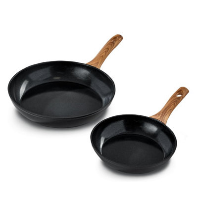 B&Q -  2-Piece Non-Stick Frying Pan Set / Sherwood Range