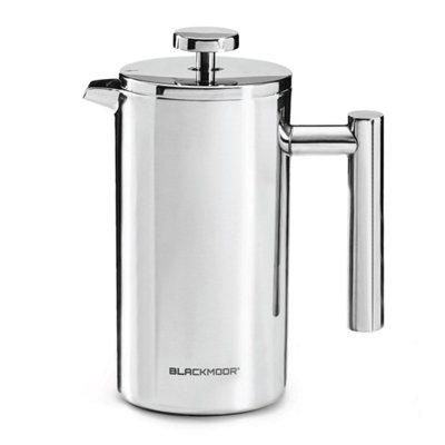 Blackmoor Stainless Steel Cafetiere French Press / Silver 800Ml from B&Q