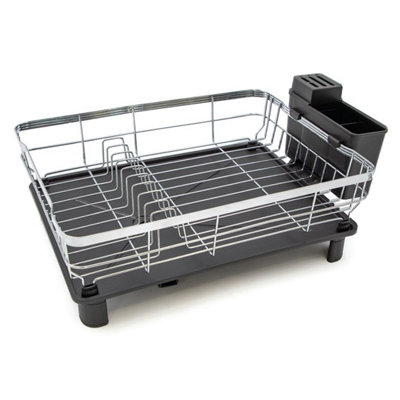 Blackmoor Dish Drainer Drying Rack In Chrome from B&Q