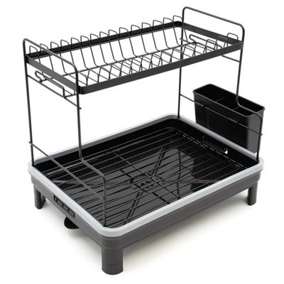Blackmoor 2-Tier Dish Drainer Rack from B&Q