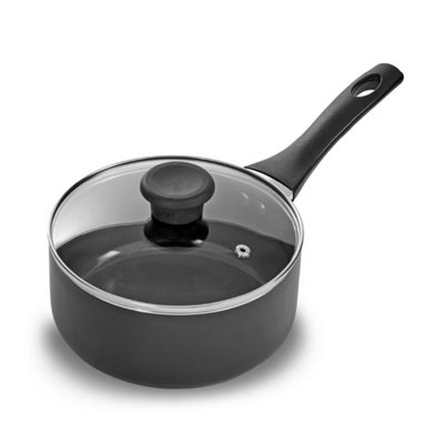 Blackmoor 18Cm Saucepan With Lid / Essentials Range from B&Q