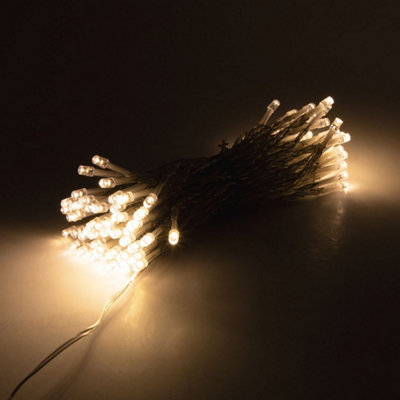 Global Gizmos 100 Warm White Led String Lights from B&Q