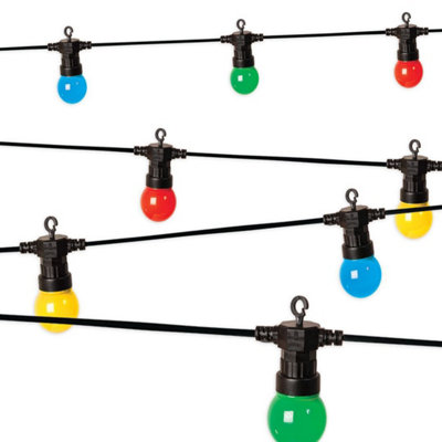 B&Q -  73390 20 Multicoloured Retro Style Led Festoon String Lights