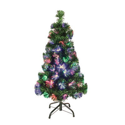 B&Q -  73570 5Ft Fibre Optic Artificial Christmas Tree