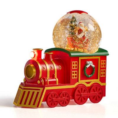 The Christmas Workshop Christmas Train Snow Globe from B&Q