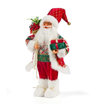The Christmas Workshop Standing Santa (Large) from B&Q