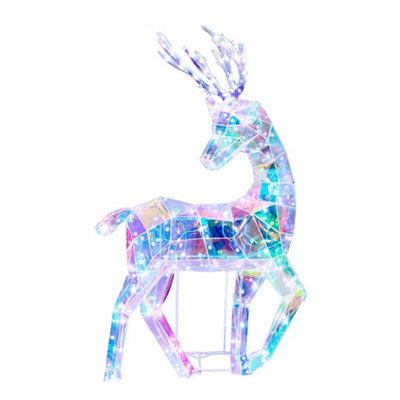 B&Q -  Iridescent Light Up Reindeer
