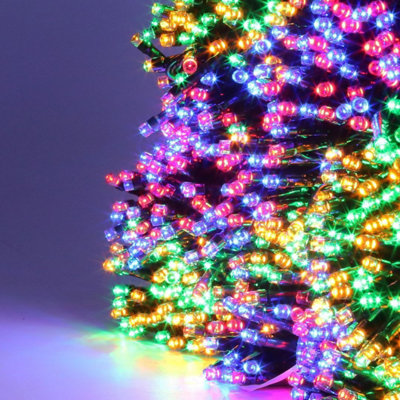 The Christmas Workshop 78110 400 Led Battery Operated Multi-Coloured Christmas Lights from B&Q