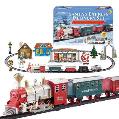 The Christmas Workshop Deluxe Santa Express Delivery Christmas Train Set from B&Q