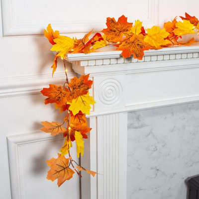 Benross Autumn Maple Leaf Garland Decoration from B&Q