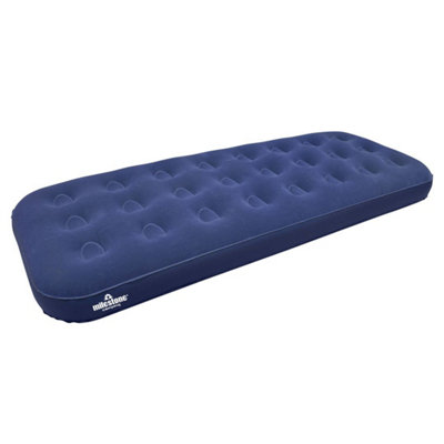 Milestone Camping 88000 Single Flocked Airbed from B&Q