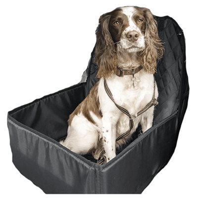  - Speedwellstar 2 In 1 Dog Car Seat Cover & Booster Seat Waterproof Pet Carrier For Front Seats Universal Fit Small Medium Dogs