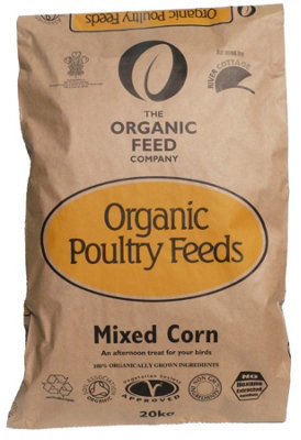  - Allen & Page Organic Poultry Organic Mixed Corn 20Kg