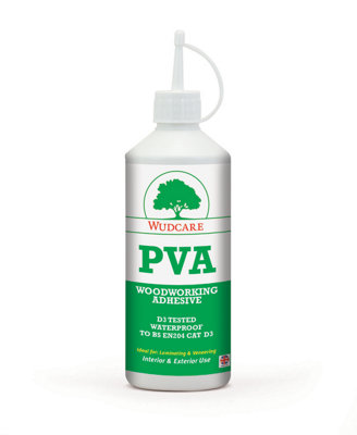 Wudcare Pva Waterproof Wood Adhesive 500Ml from B&Q