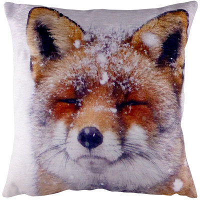 Evans Lichfield Portrait Fox Fox Feather Filled Cushion