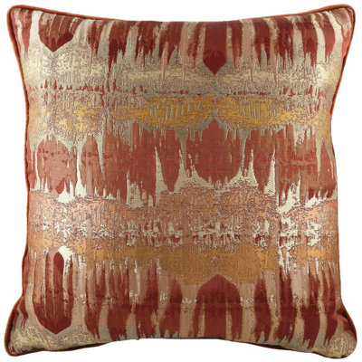 B&Q -  Inca Jacquard Piped Feather Filled Cushion