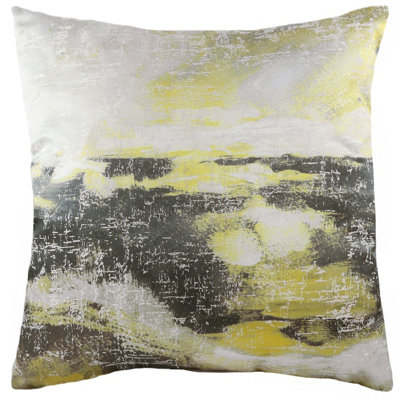 Evans Lichfield Landscape Abstract Polyester Filled Cushion from B&Q