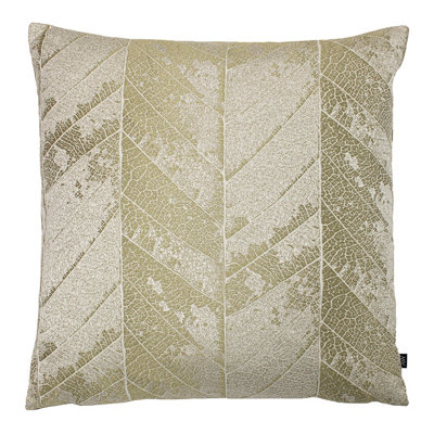 Ashley Wilde Myall Abstract Leaf Feather Filled Cushion from B&Q