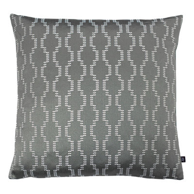 Ashley Wilde Nash Metallic Geometric Feather Filled Cushion from B&Q