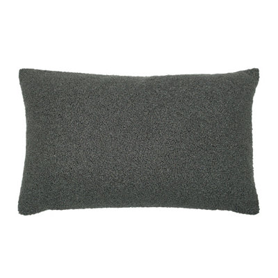 Furn. Malham Shearling Fleece Rectangular Polyester Filled Cushion from B&Q