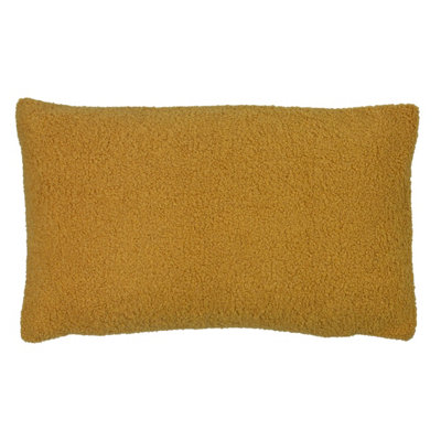 Furn. Malham Shearling Fleece Rectangular Polyester Filled Cushion from B&Q